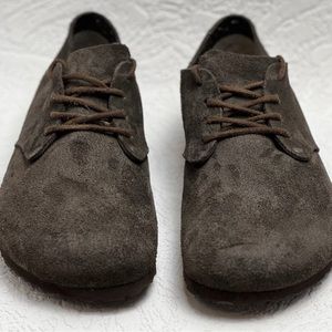 Birkenstock Maine Brown Suede Closed Toe Clogs Men's Size 11